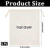 Canvas Cloth Hair Dryer Packing Drawstring Bags ABAG-WH20027-005C-2