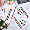 15Pcs Paper Letter Self-Adhesive Stickers DIY-SP0006-56B-4