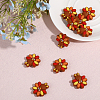 CHGCRAFT 10Pcs Thanksgiving Day Food Grade Eco-Friendly Silicone Beads SIL-CA0001-57-4