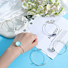 Brass Expandable Bangle Makings KK-SC0003-72-4