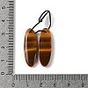 2Pcs Natural Tiger Eye Pendants G-A228-03B-3