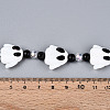 Halloween Theme Handmade Lampwork Beads Strands LAMP-N028-17B-4