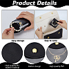 Square PU Leather & PVC Gift Jewelry Packaging Bags with Snap Button ABAG-WH0062-06A-3