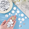 80G 4 Styles Plastic Paillette Pendants FIND-SC0023-19-3