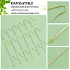 Unicraftale 160Pcs 4 Style 316 Surgical Stainless Steel Earring Hooks STAS-UN0039-38-3