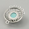 Synthetic Turquoise Chandelier Component Links LS-FIND-TAC0011-49A-AS-3