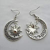 Moon with Sun Alloy Dangle Earrings FS-WG4E656-01-2