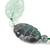 Natural Rainbow Fluorite Carved Beads Strands GG-CBA0487-D01-24x16mm-4