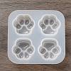 Paw Print Shape Food Grade Silicone Molds DIY-F147-02-2