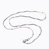 304 Stainless Steel Necklaces NJEW-D281-09-1