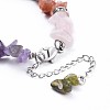 Chip Natural & Synthetic Mixed Stone Bracelets BJEW-JB04394-3