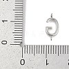 304 Stainless Steel Letter Connector Charms STAS-M108-01P-07-2