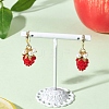 Handmade Lampwork Dangle Earrings EJEW-JE06623-1
