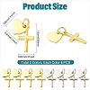 8Pcs 2 Colors Rack Plating Brass Pendants KK-YW0003-70-3
