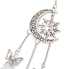 Moon Sun Alloy Pendant Decorations HJEW-JM01974-4