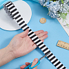 Polyester Stripe Pattern Ribbon OCOR-WH0078-526A-02-3