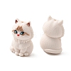 Ragdoll Cat Shape Food Grade Silicone Focal Beads SL-CBAAE23-01-2