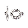 Tibetan Style Toggle Clasps LS-LF11359Y-1