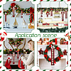 DIY Christmas Themed Wood Pendant Decorations Kits DIY-NB0012-73-6