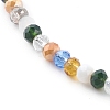 Brass Micro Pave Clear Cubic Zirconia Pendant Necklaces & Bracelets Jewelry Sets SJEW-JS01189-9