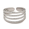 Non-Tarnish 304 Stainless Steel Open Cuff Rings RJEW-Z018-15P-2