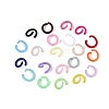 Spray Painted Iron Open Jump Rings IFIN-T017-04C-1