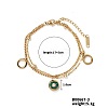 Fashionable Vintage Luxe Stackable Shiny Stainless Steel Rhinestone Bracelet for Women TI5932-3-1