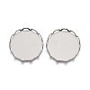 Tarnish Resistant 304 Stainless Steel Cabochon Settings STAS-P249-16E-P-1