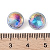 Glass Rhinestone Cabochons RGLA-L029-10B-4