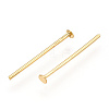 Brass Flat Head Pins KK-G331-11-0.7x15-4