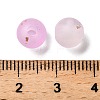 Frosted Transparent Acrylic Beads OACR-F013-13K-3