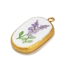 Printed Porcelain Pendants STAS-C183-03B-03-2