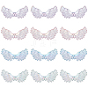 20Pcs UV Plating Transparent Acrylic Beads OACR-SP0002-43-1