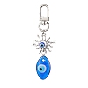 Evil Eye Lampwork Pendant Decorations HJEW-JM01997-05-1