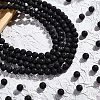 5 Strands Natural Lava Rock Round Beads Strands G-LT0001-02B-02-7
