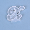 Letter DIY Silicone Molds X-DIY-I034-08X-3