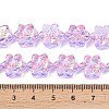 Electroplate Glass Beads Strands EGLA-P069-02A-AB06-4