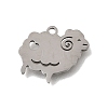 201 Stainless Steel Pendants SA-CBA5D64-09P-1