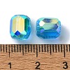 AB Color Plated Glass Beads GLAA-F108-12B-11-3