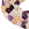 Natural Amethyst & Heated Citrine & Rose Quartz Beads Strands GG-CBA76A0-01-4