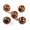 Halloween wood beads WOOD-S064-01A-1