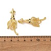 Brass Pave Cubic Zirconia Pendants KK-A271-01B-G-3