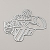 Carbon Steel Cutting Dies Stencils DIY-WH0043-97MP-2