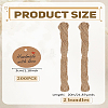 200Pcs Kraft Paper Gift Tags SCRA-LP0001-02-2