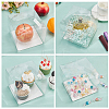 Foldable Transparent Plastic Single Cake Gift Packing Box CON-WH0088-28C-5
