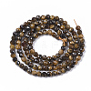 Natural Tiger Eye Beads Strands G-S361-3mm-012-2