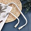 2Pcs 2 Style Aluminium Purse Handle Frame FIND-CA0003-24A-4