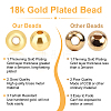   Brass Beads KK-PH0004-76B-4