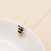 Brass Bee Stud Earrings and Pendant Necklace JX122A-2