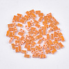 2-Hole Opaque Glass Seed Beads SEED-S023-27B-01-1